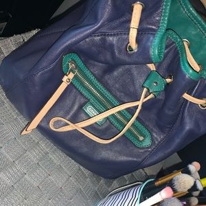 BLUE&GREEN COACH HANDBAG